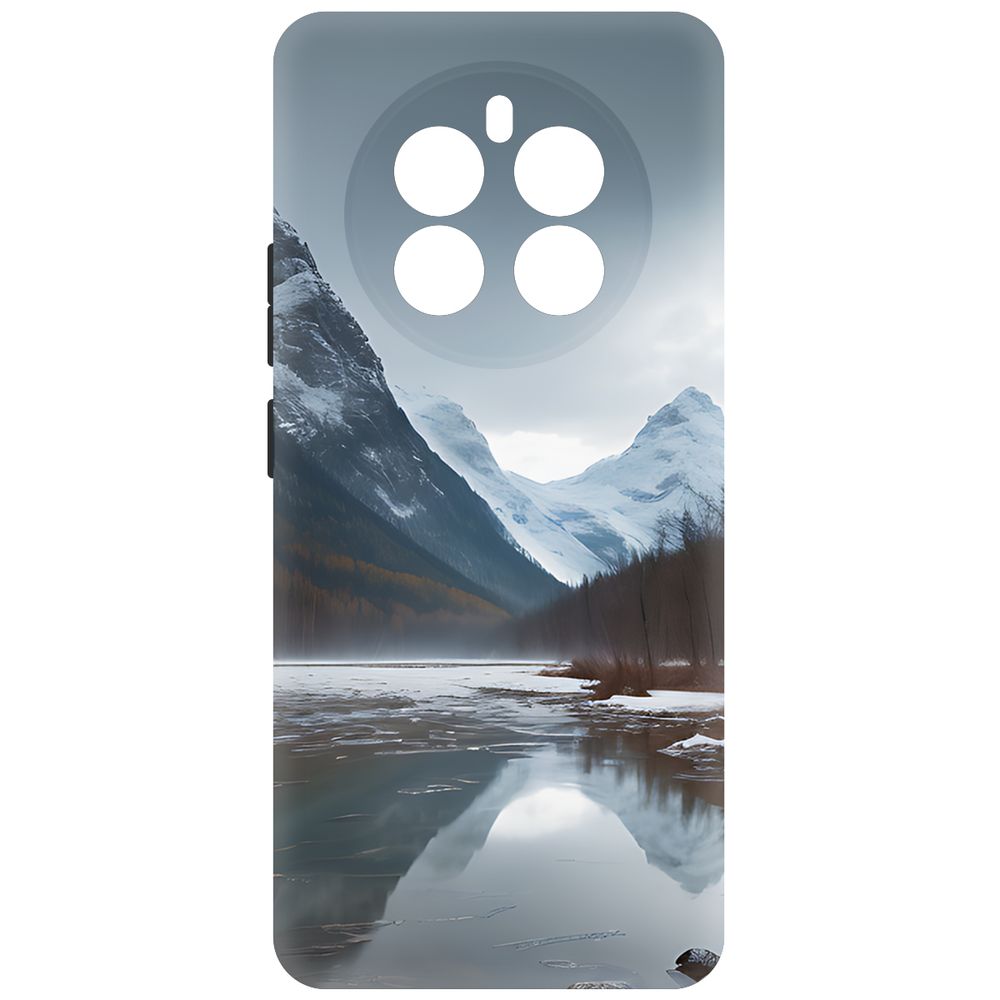 

Чехол-накладка Krutoff Soft Case Весенняя оттепель для Realme 12+ 5G черный