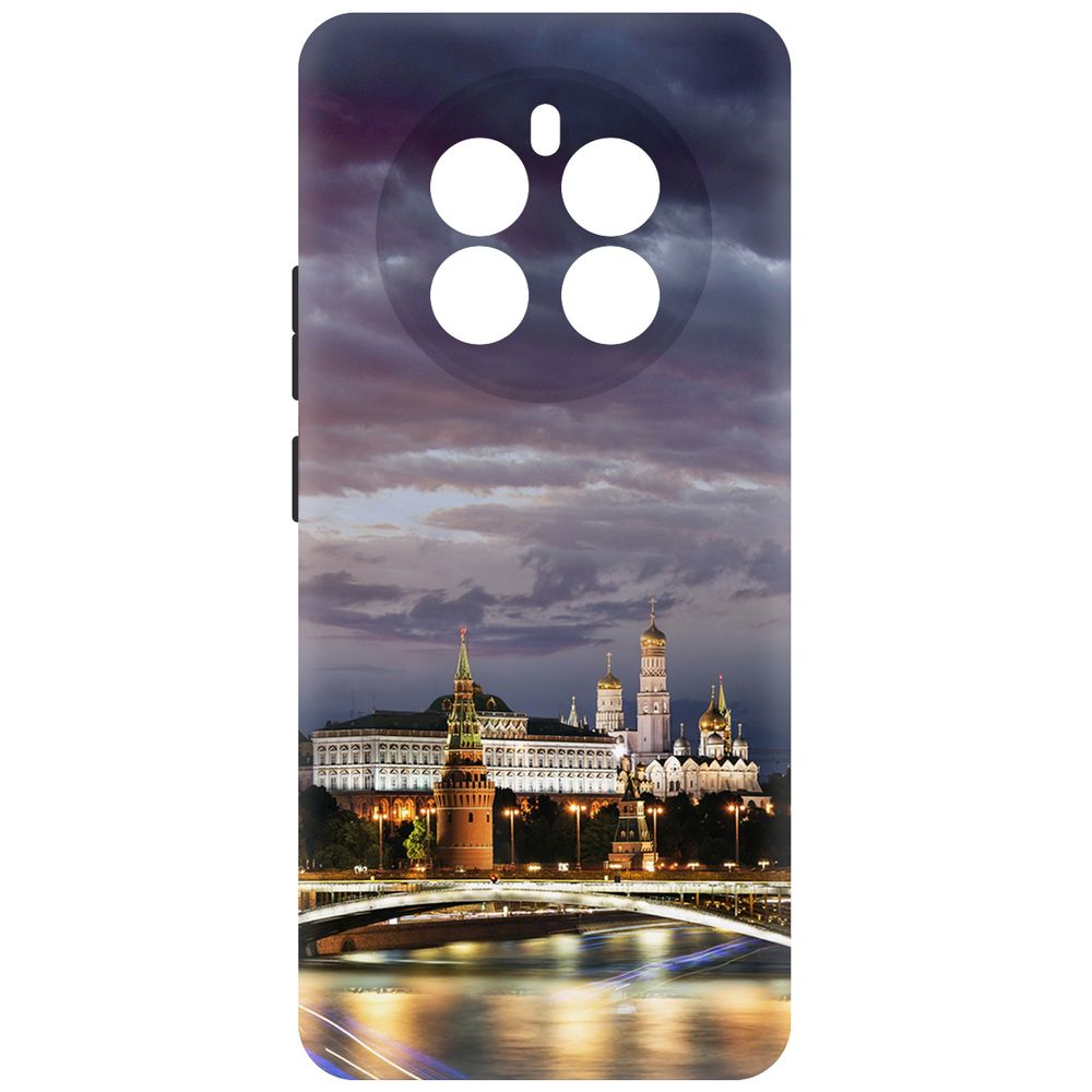 

Чехол-накладка Krutoff Soft Case Россия, Московский Кремль для Realme 12+ 5G черный