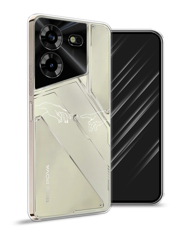 

Чехол Awog на Tecno Pova 5 "Загрузка творения", Белый;серый;прозрачный, 303950-10
