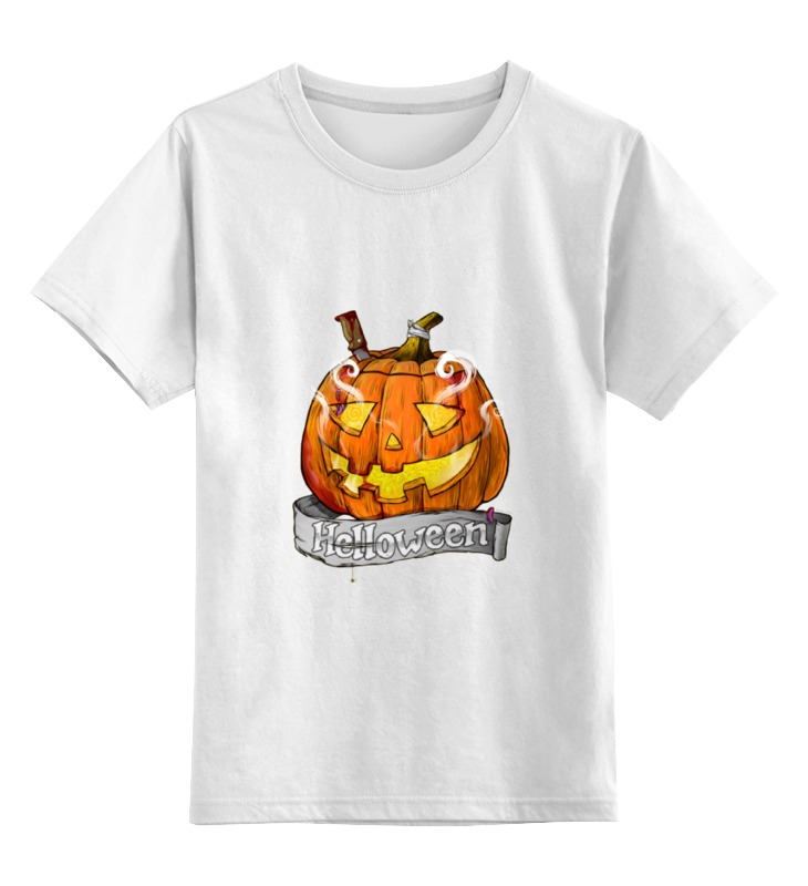 

Детская футболка классическая Printio Helloween, р. 140, Белый, 0000000675272