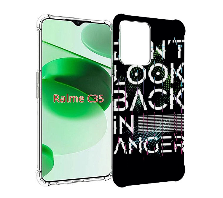 

Чехол MyPads графический-текст для Realme C35 / Narzo 50A Prime, Прозрачный, Tocco