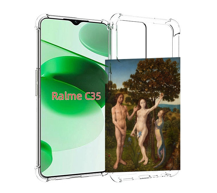 

Чехол MyPads грехопадение для Realme C35 / Narzo 50A Prime, Прозрачный, Tocco