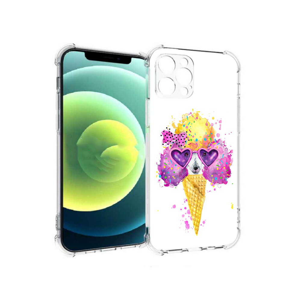 

Чехол MyPads Tocco для Apple iPhone 12 Pro Рожок (PT157529.613.146), Прозрачный, Tocco