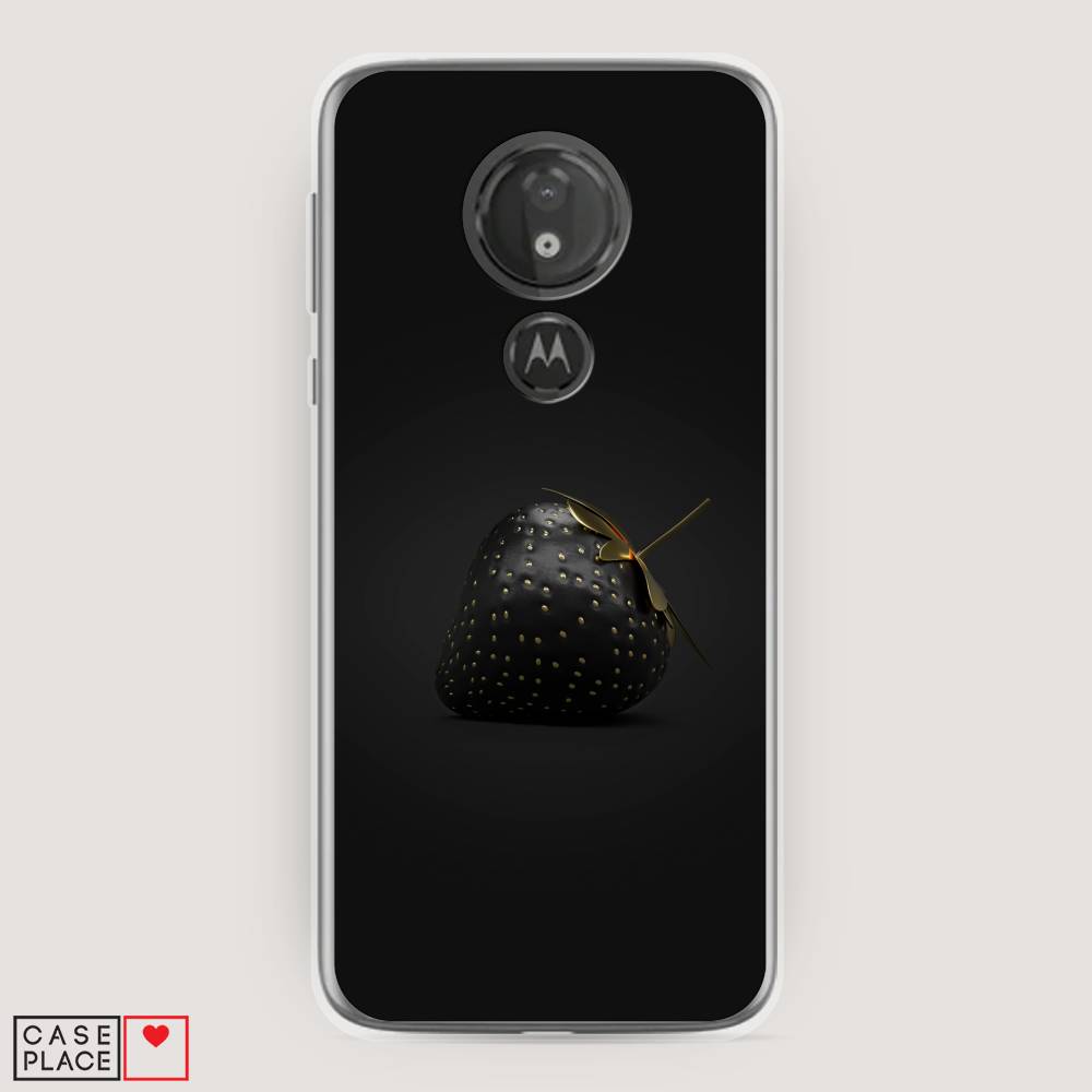 

Чехол Awog на Motorola Moto G7 Power / Моторола Мото G7 Power "Черная клубника", Разноцветный, 241350-10