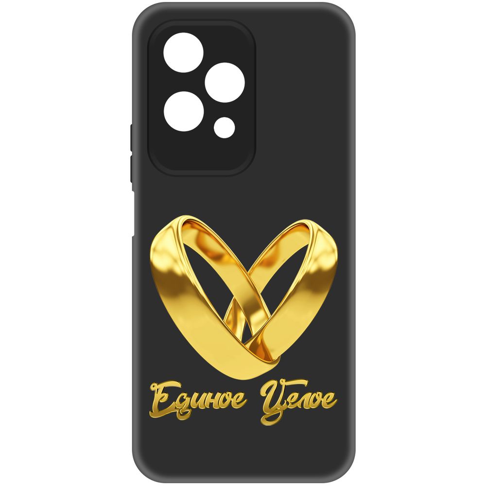 

Чехол-накладка Krutoff Soft Case Единое целое для Honor 200 Lite черный