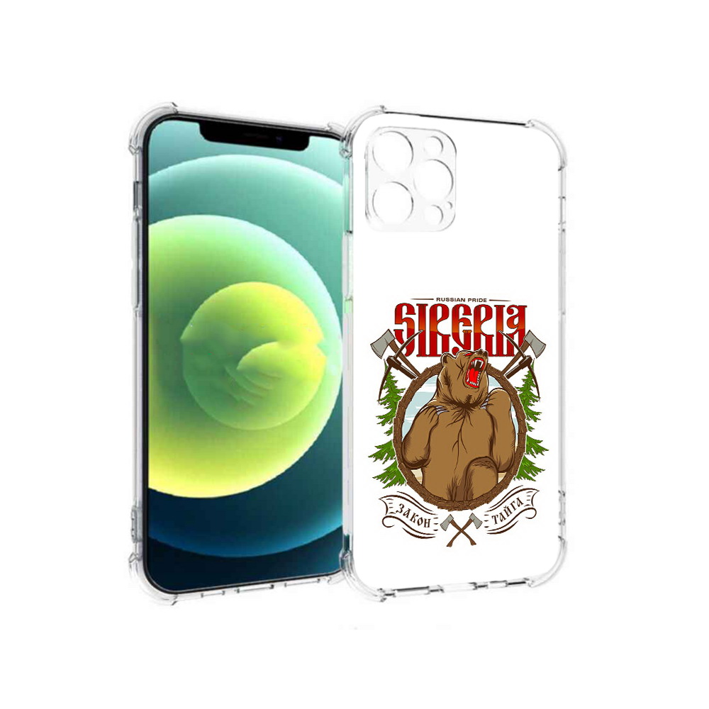 

Чехол MyPads Tocco для Apple iPhone 12 Pro Тайга (PT157529.613.168), Прозрачный, Tocco