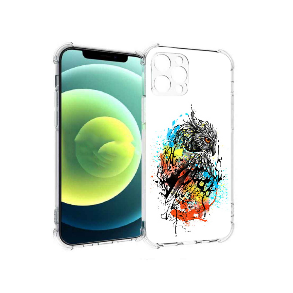 

Чехол MyPads Tocco для Apple iPhone 12 Pro Творческая сова (PT157529.613.170), Прозрачный, Tocco
