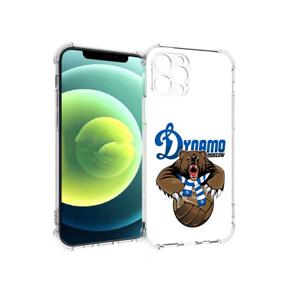 

Чехол MyPads Tocco для Apple iPhone 12 Pro ФК Динамо медведь (PT157529.613.175), Прозрачный, Tocco