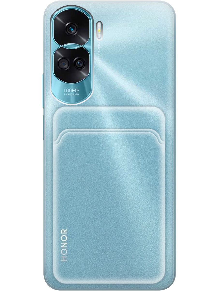 

Силиконовый чехол на Honor 90 Lite прозрачный, 20011935