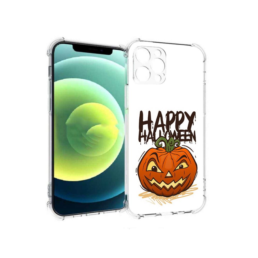 

Чехол MyPads Tocco для Apple iPhone 12 Pro Хэллоуин счастливый (PT157529.613.195), Прозрачный, Tocco