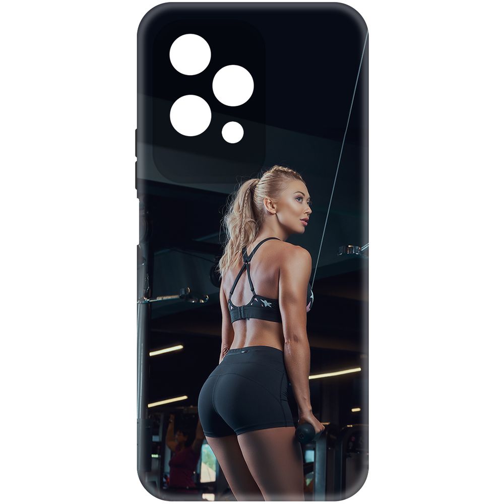 

Чехол-накладка Krutoff Soft Case Шорты женские для Honor 200 Lite черный