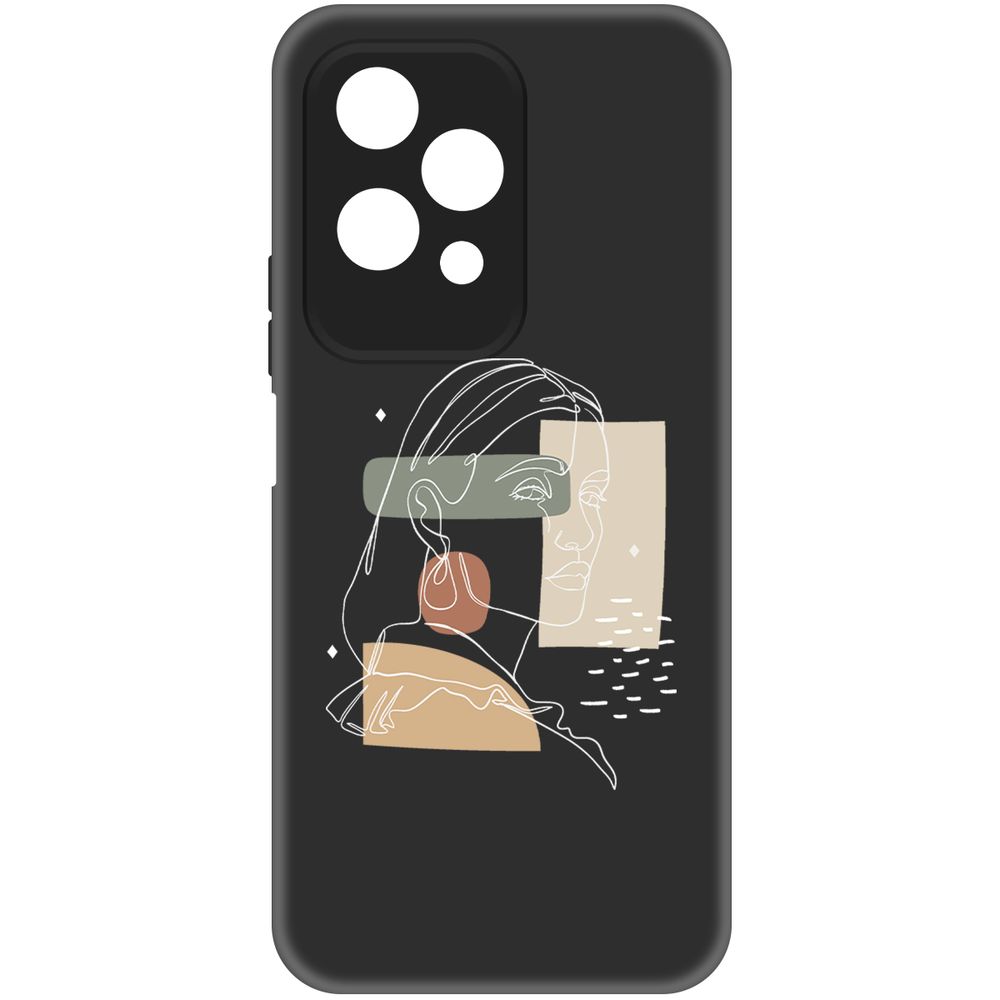 

Чехол-накладка Krutoff Soft Case Уверенность для Honor 200 Lite черный