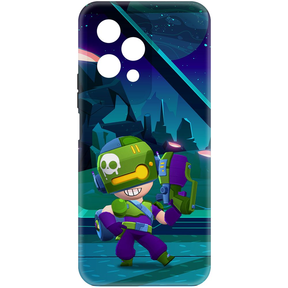 

Чехол-накладка Krutoff Soft Case Brawl Stars - Контрабандистка Пенни для Honor 200 Lite, Черный