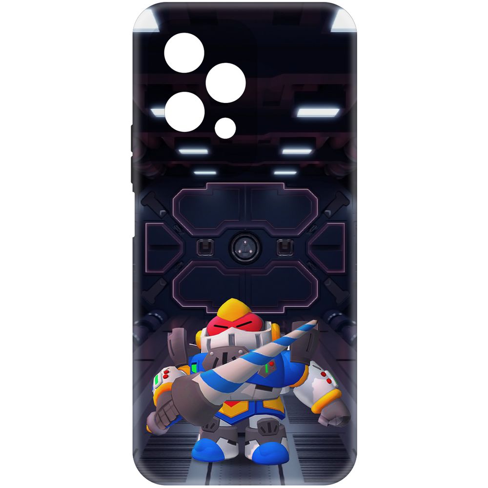 

Чехол-накладка Krutoff Soft Case Brawl Stars - Паладин Вольт-Меха для Honor 200 Lite, Черный