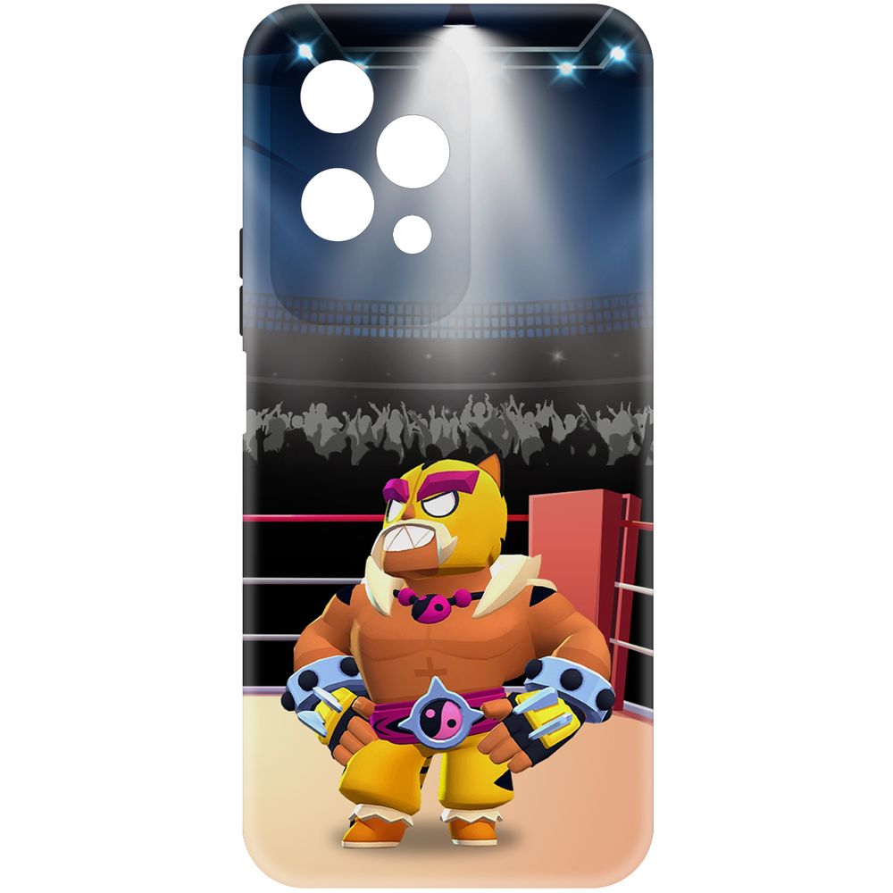 

Чехол-накладка Krutoff Soft Case Brawl Stars - Эль Тигро для Honor 200 Lite черный