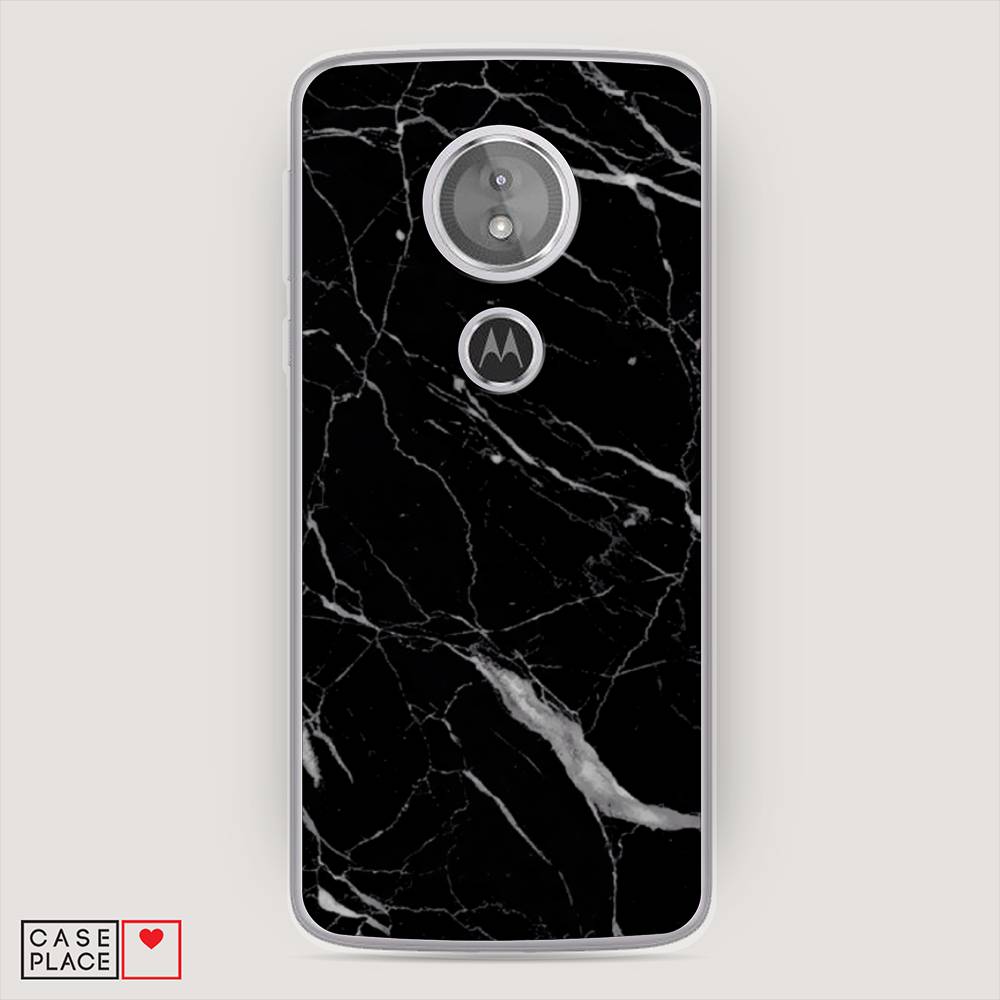 

Чехол Awog на Motorola Moto E5 / Моторола Мото E5 "Черный минерал", 241050-3