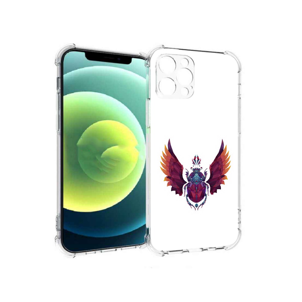 

Чехол MyPads Tocco для Apple iPhone 12 Pro алмазный скоробей (PT157529.613.219), Прозрачный, Tocco