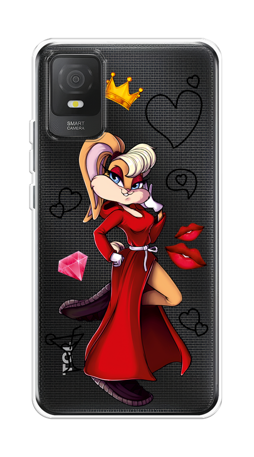 

Чехол на TCL 403 "Rich Lola Bunny", Красный;бежевый;оранжевый, 291650-6