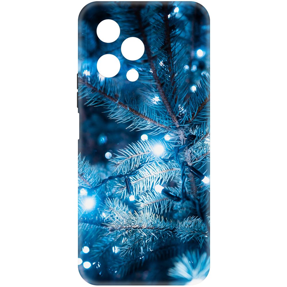 

Чехол-накладка Krutoff Soft Case Гирлянда для Honor 200 Lite черный