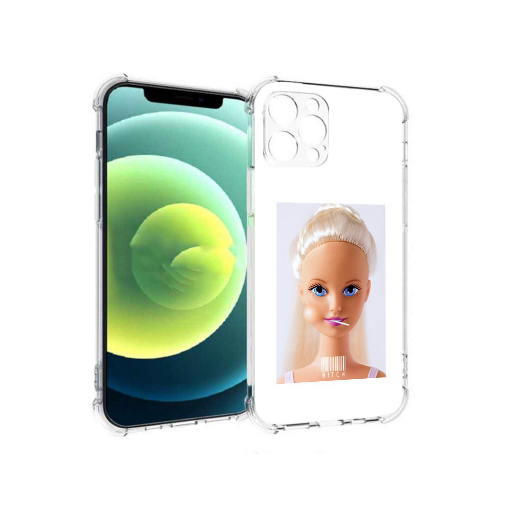 

Чехол MyPads Tocco для Apple iPhone 12 Pro барби (PT157529.613.226), Прозрачный, Tocco