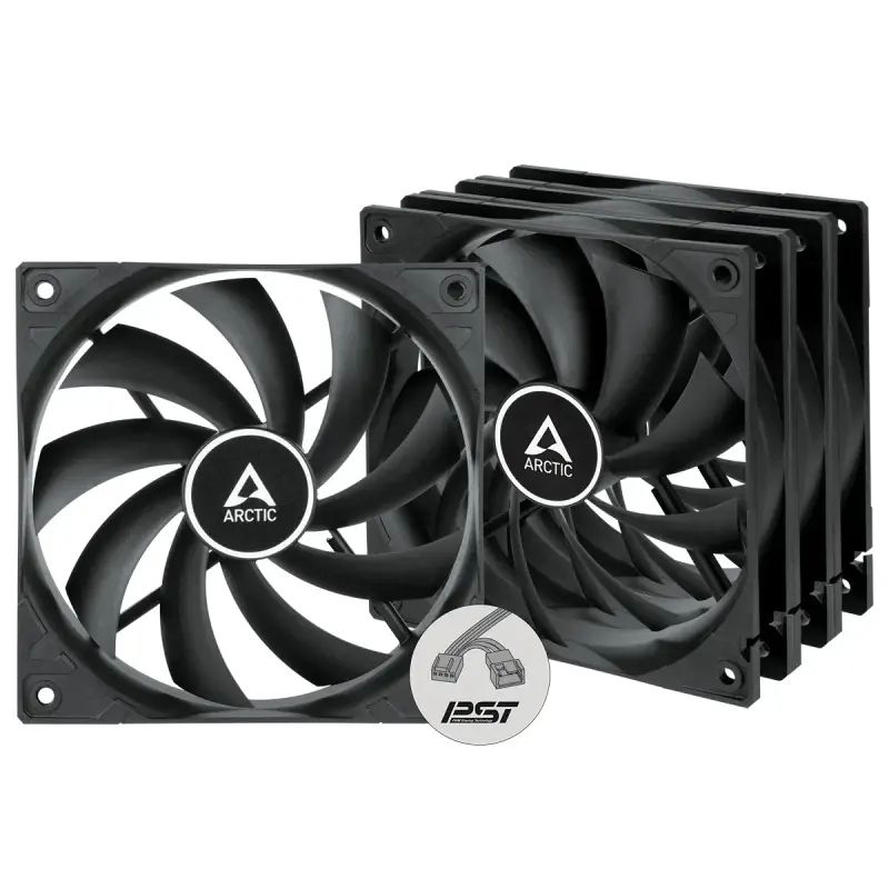 

Вентилятор Arctic F12 PWM PST black. Value Pack-5 pcs, F12 PWM PST