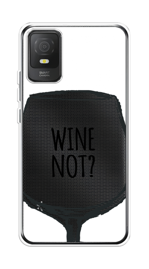 

Чехол на TCL 403 "Wine not white", Белый, 291650-6