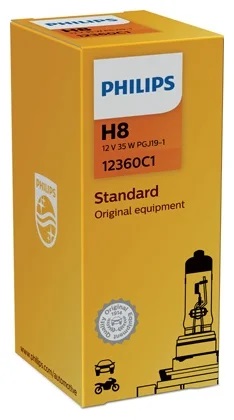 

Галогенная лампа Philips H8 (35W 12V) Original 1шт 12360C1