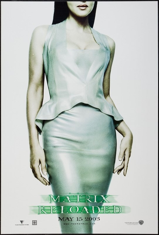 

Постер к фильму "Матрица: Перезагрузка" (The Matrix Reloaded) Оригинальный 68,6x101,6 см
