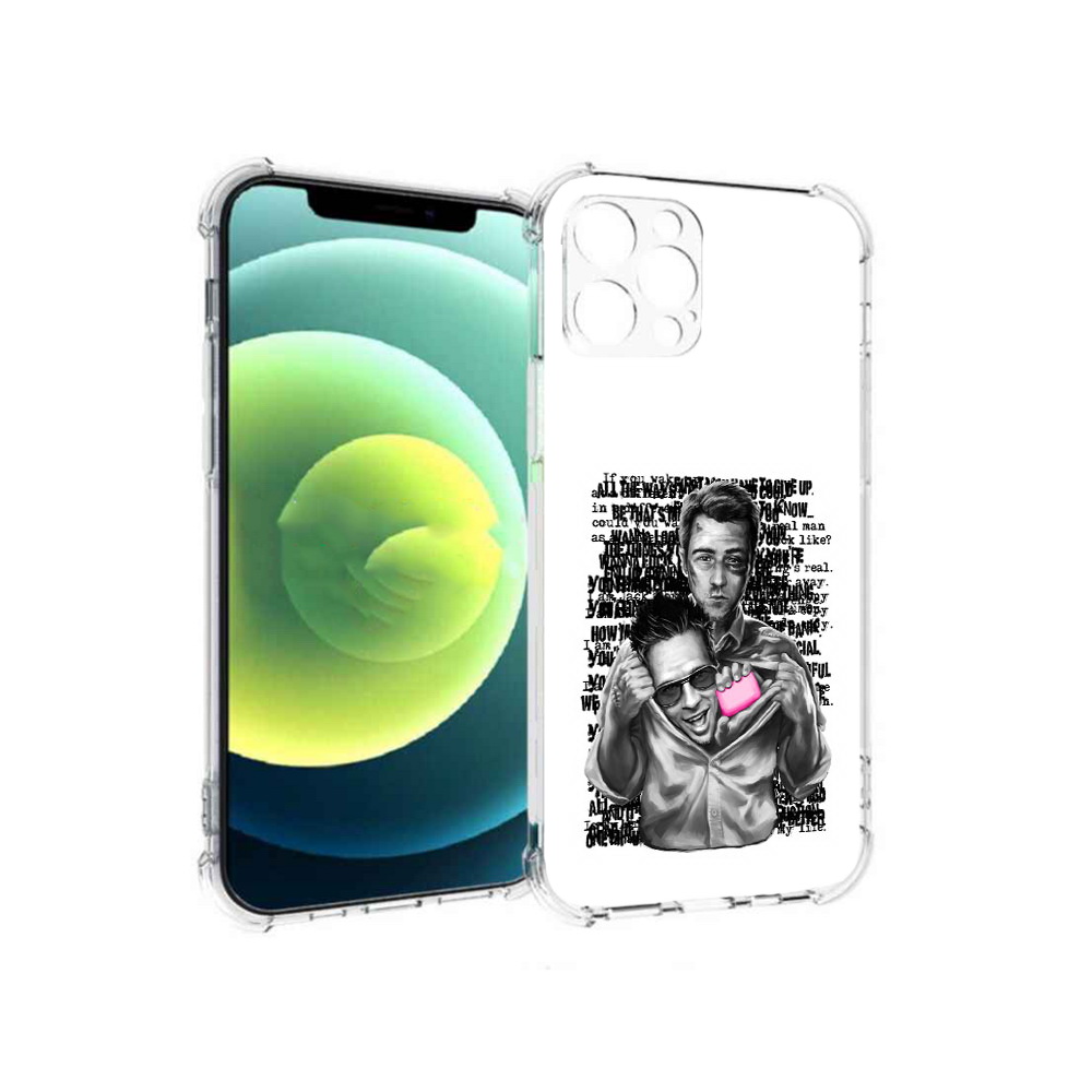 

Чехол MyPads Tocco для Apple iPhone 12 Pro бойцовский клуб (PT157529.613.242), Прозрачный, Tocco