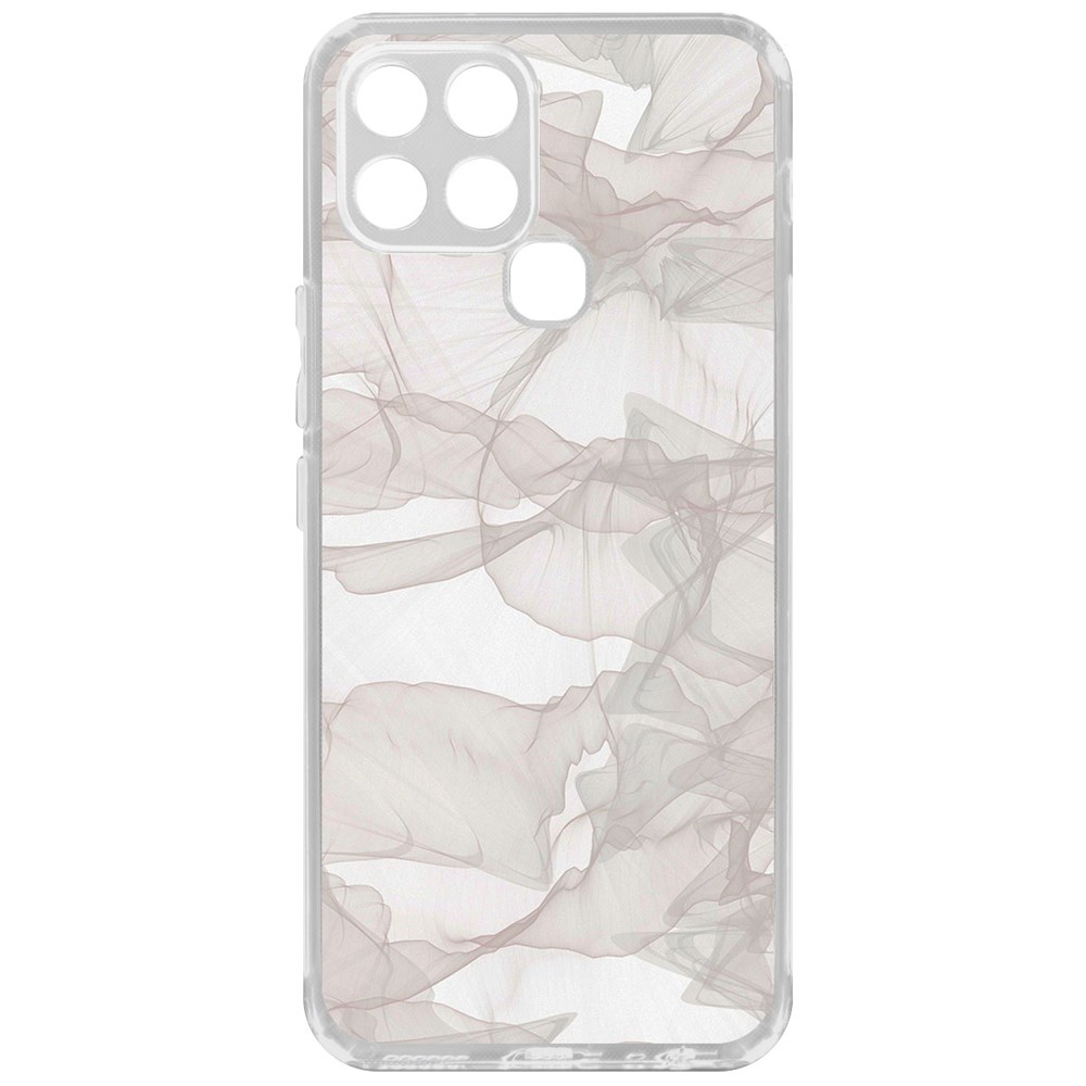 фото Чехол-накладка krutoff clear case абстракт 3 для infinix smart 6