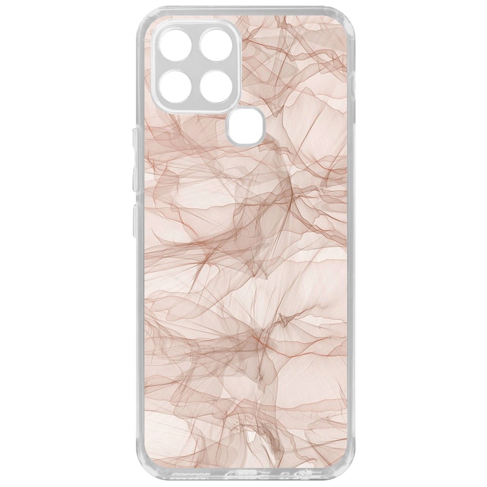 фото Чехол-накладка krutoff clear case абстракт 5 для infinix smart 6