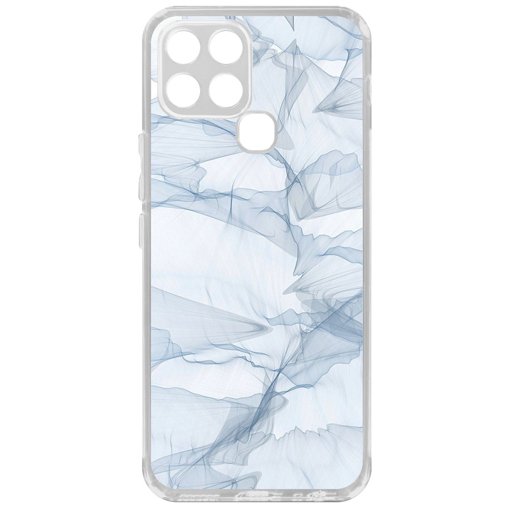 фото Чехол-накладка krutoff clear case абстракт 10 для infinix smart 6