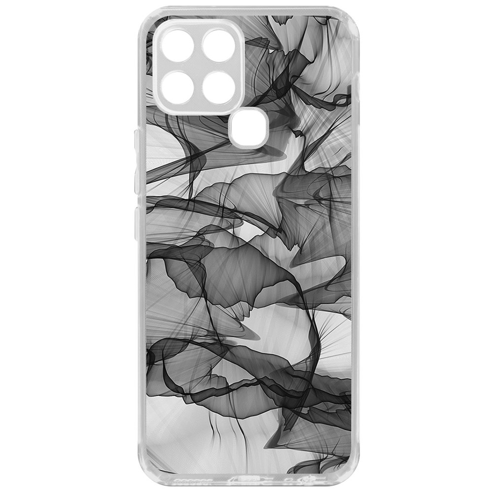 фото Чехол-накладка krutoff clear case абстракт 14 для infinix smart 6