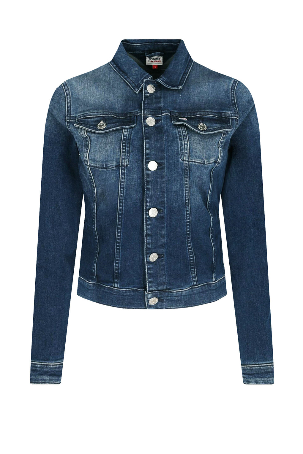 Джинсовая куртка женская Tommy Jeans DW0DW09219 синяя L