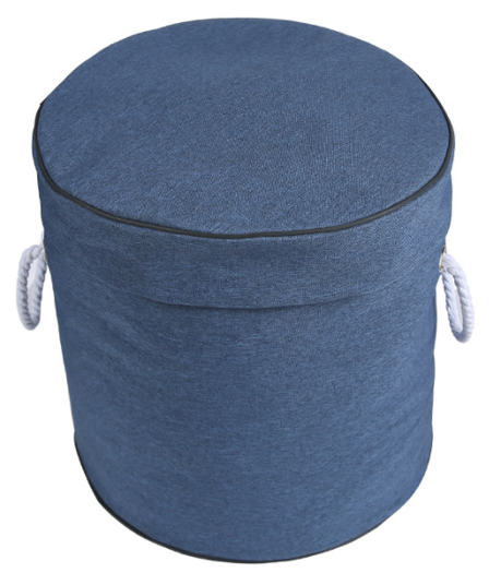 фото Ящик для хранения вещей zdk homium, синий, с ковриком складной короб ourbo02