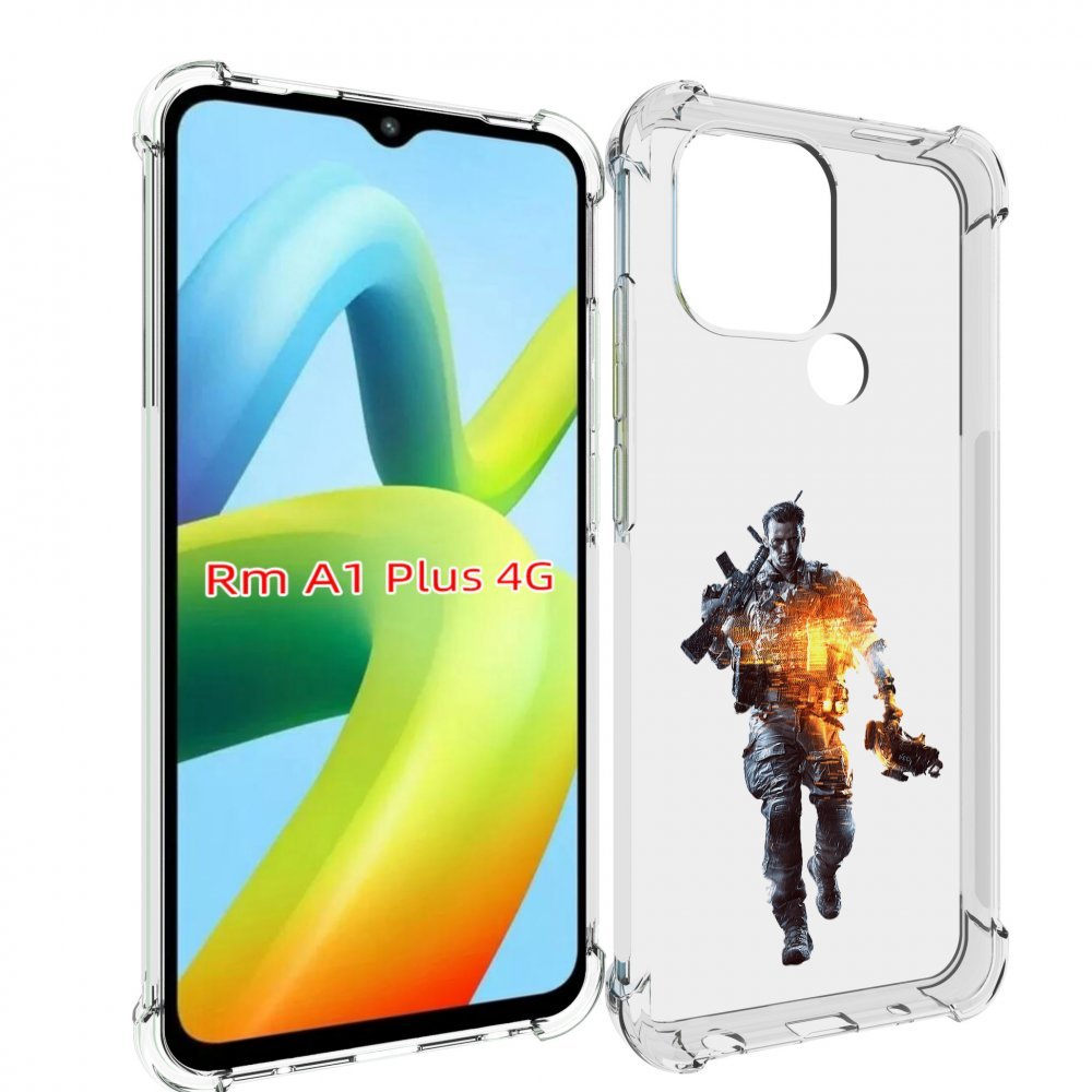 

Чехол MyPads Battlefield-4 мужской для Xiaomi Redmi A1 Plus +, Прозрачный, Tocco