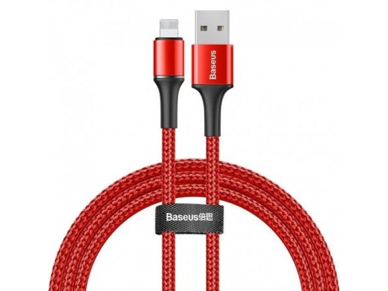 

Baseus halo data cable USB For iP 2A 3m Red, halo data cable