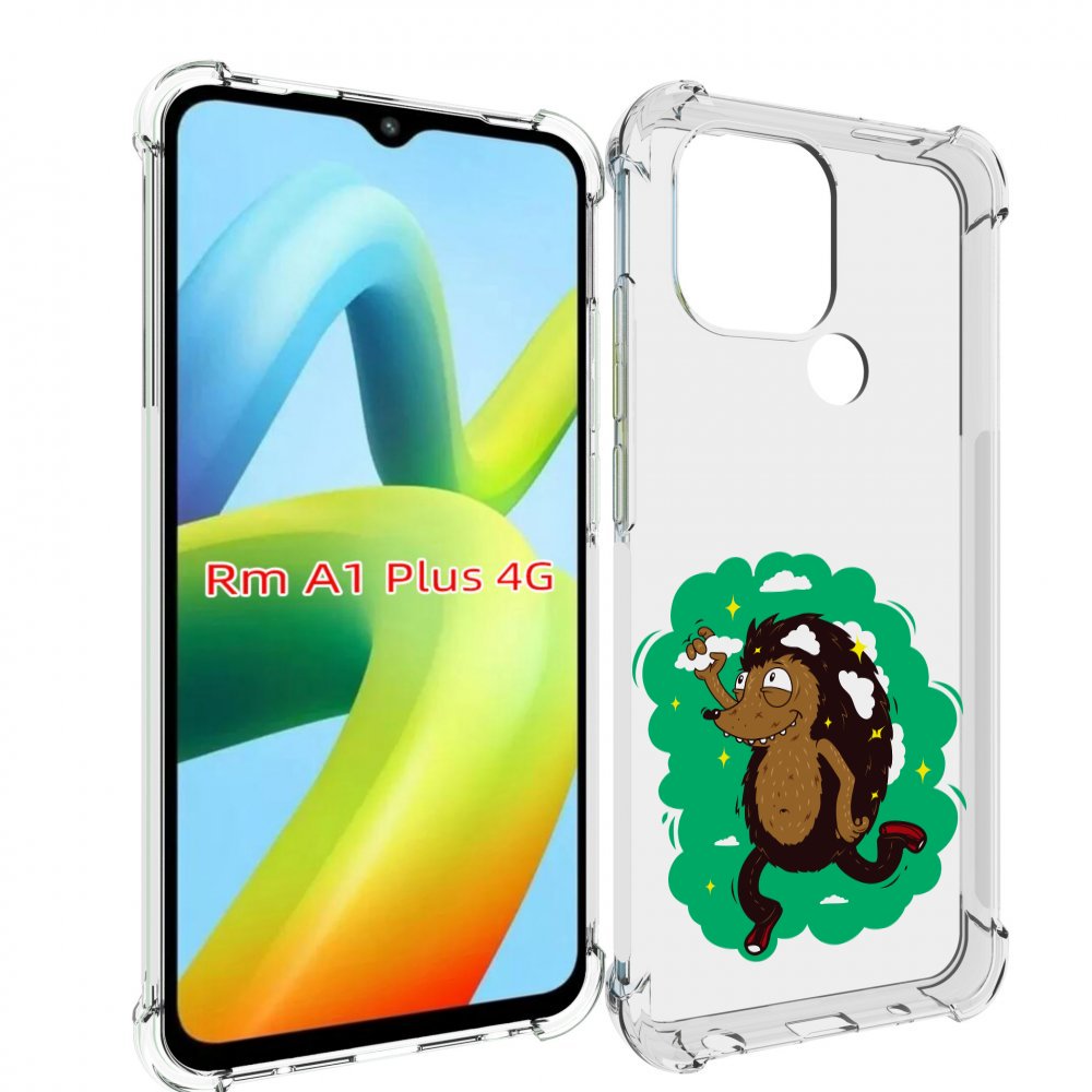 

Чехол MyPads Ежик в облаках для Xiaomi Redmi A1 Plus +, Прозрачный, Tocco