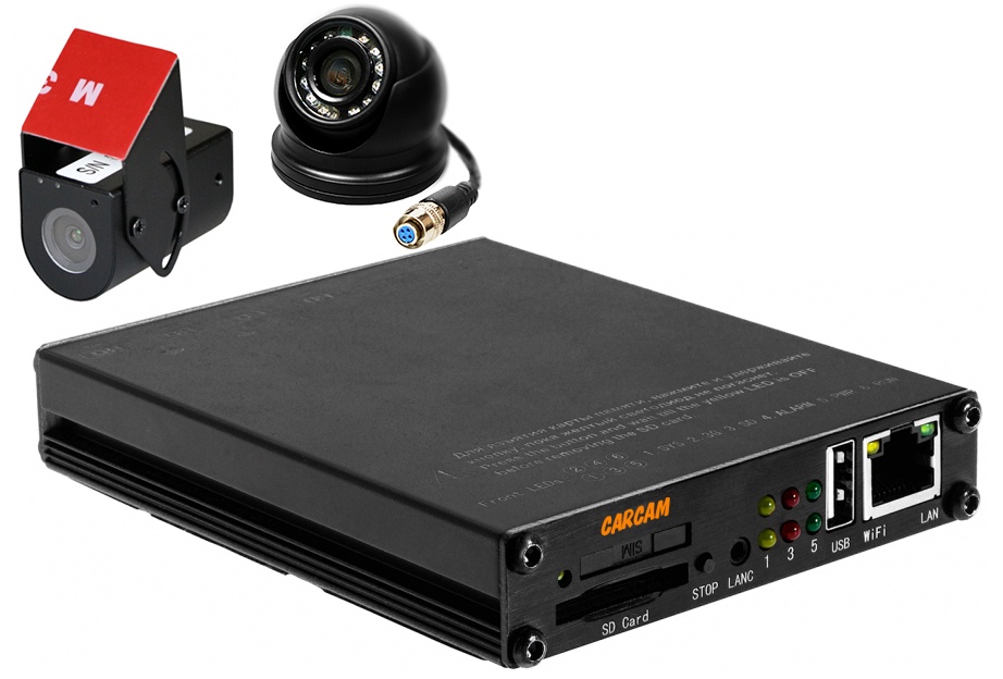 

Комплект мониторинга транспорта CARCAM QUADRO KIT 4