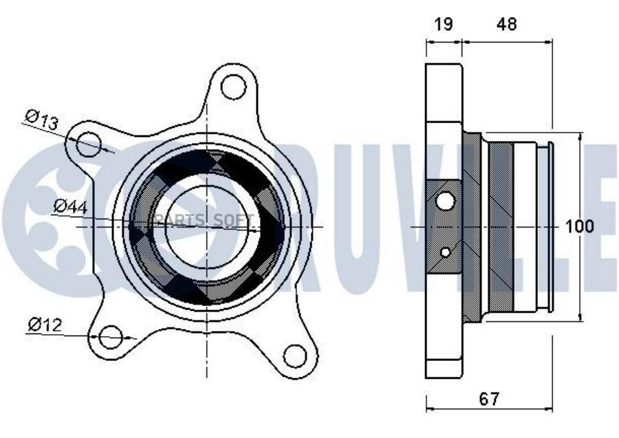 

Подшипник-Ступица Toyota Land Cruiser T.T.