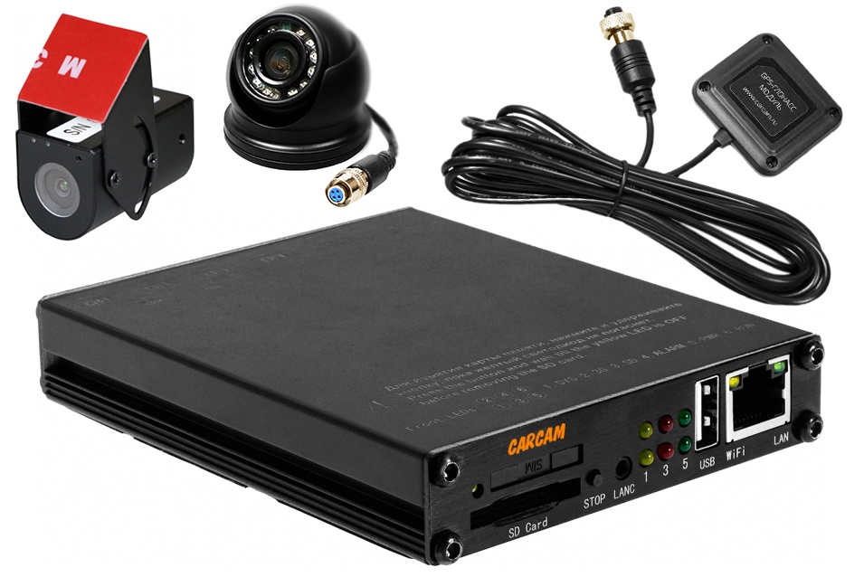 

Комплект мониторинга транспорта CARCAM QUADRO KIT 4 GPS