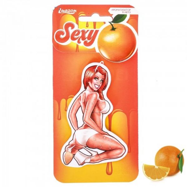Ароматизатор бумажный ЛАС ИГРАС Sexy с ароматом апельсина
