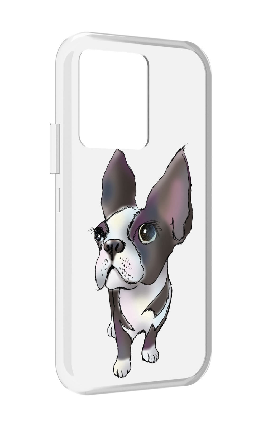 

Чехол MyPads Бульдожка для Vivo iQOO 10, Прозрачный, Tocco