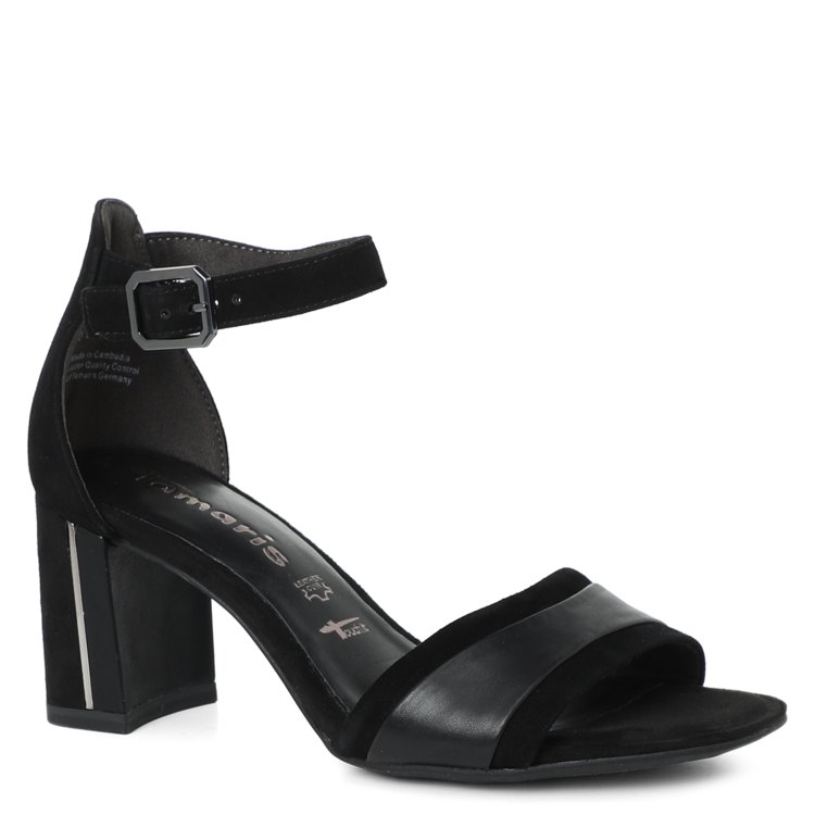 

Босоножки женские Tamaris 1-1-28379-28 черные 39 EU, 1-1-28379-28