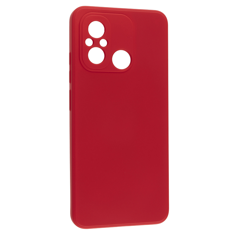 

Чехол силиконовый для Xiaomi Redmi 12C (4G)/Redmi 11A, Poco C55, good quality, X-case, Красный