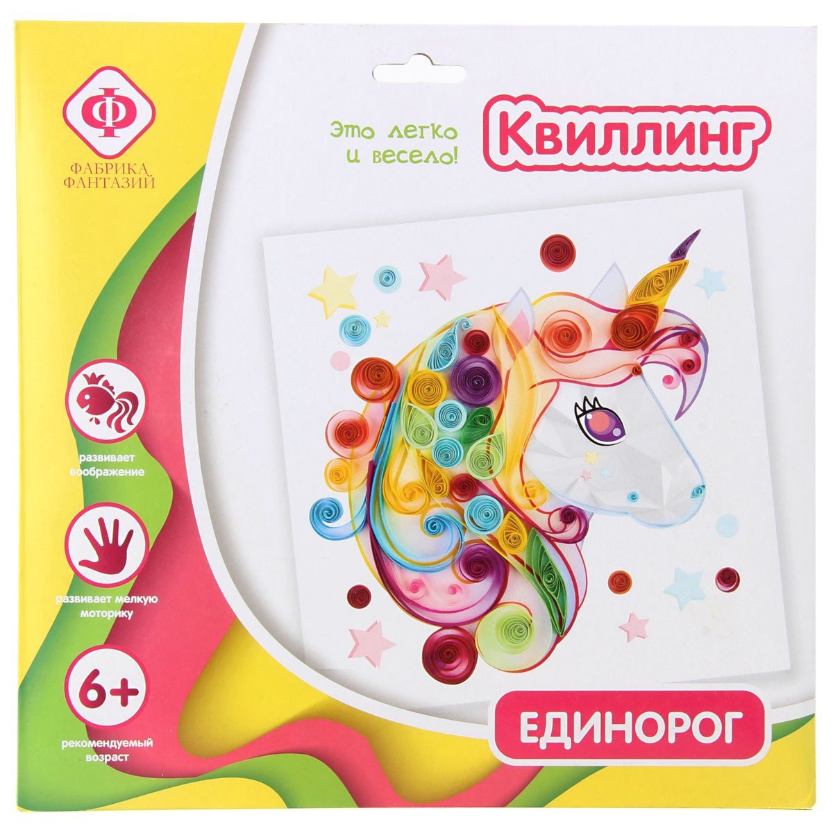 

Аппликация квиллинг Фабрика Фантазий единорог 945-70944
