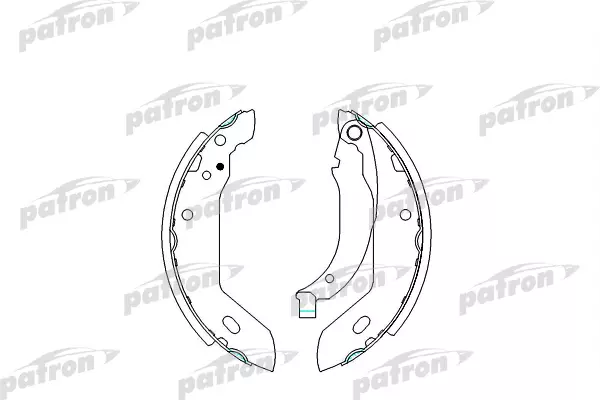 

Тормозные колодки PATRON барабанные PSP225