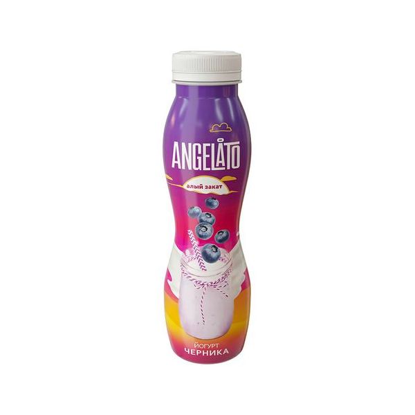 

Йогурт питьевой Angelato черника 2,5% 270 г