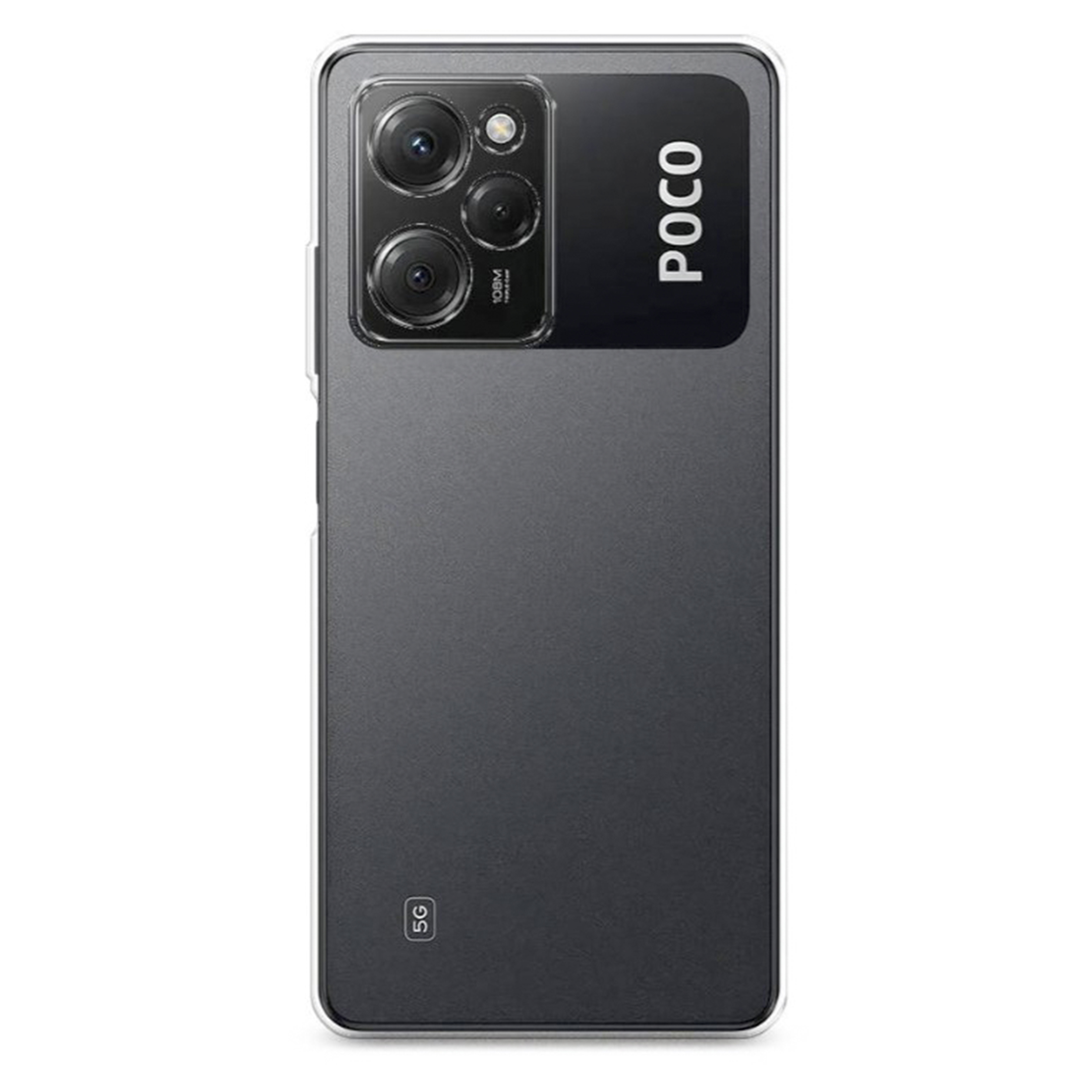 

Чехол силиконовый для Poco X5 Pro (5G), с защитой камеры, X-case, прозрачный