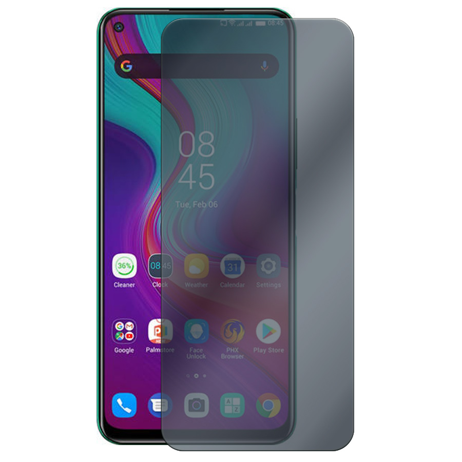 

Стекло защитное гибридное Антишпион Krutoff для Infinix Note 7